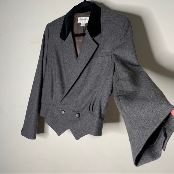 Dior Jackets & Blazers - Christian Dior Tailored Crop Blazer